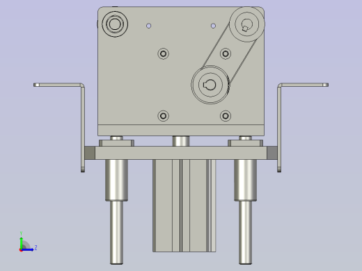 顶升平移机构左视缩略图