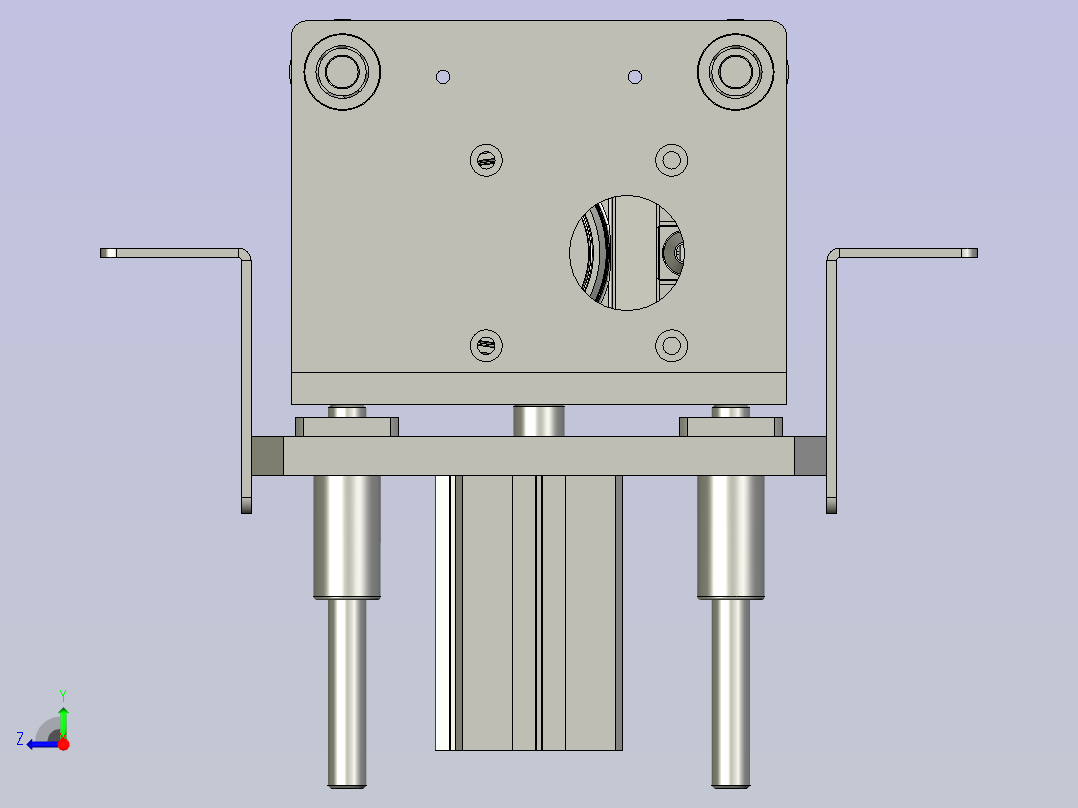 顶升平移机构右视图