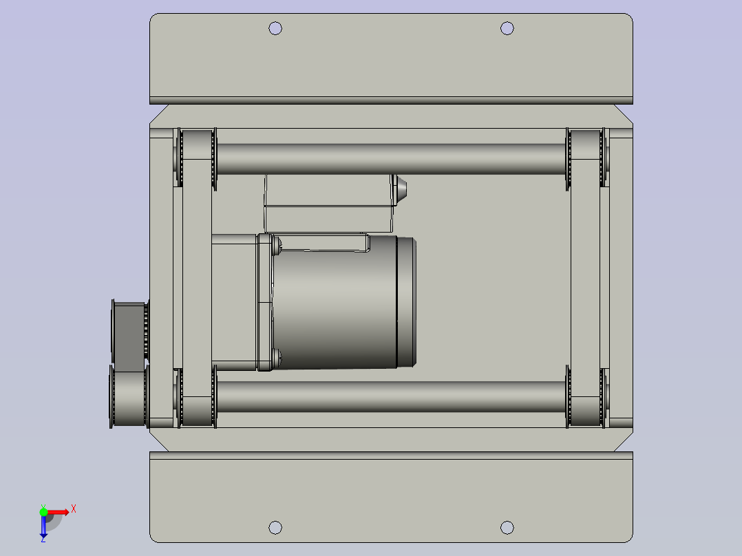 顶升平移机构俯视图