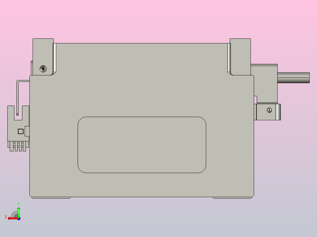 直驱直线电机轴TPA-LNP3-140-55C4-1-L3480-3-C-10-N3后视图