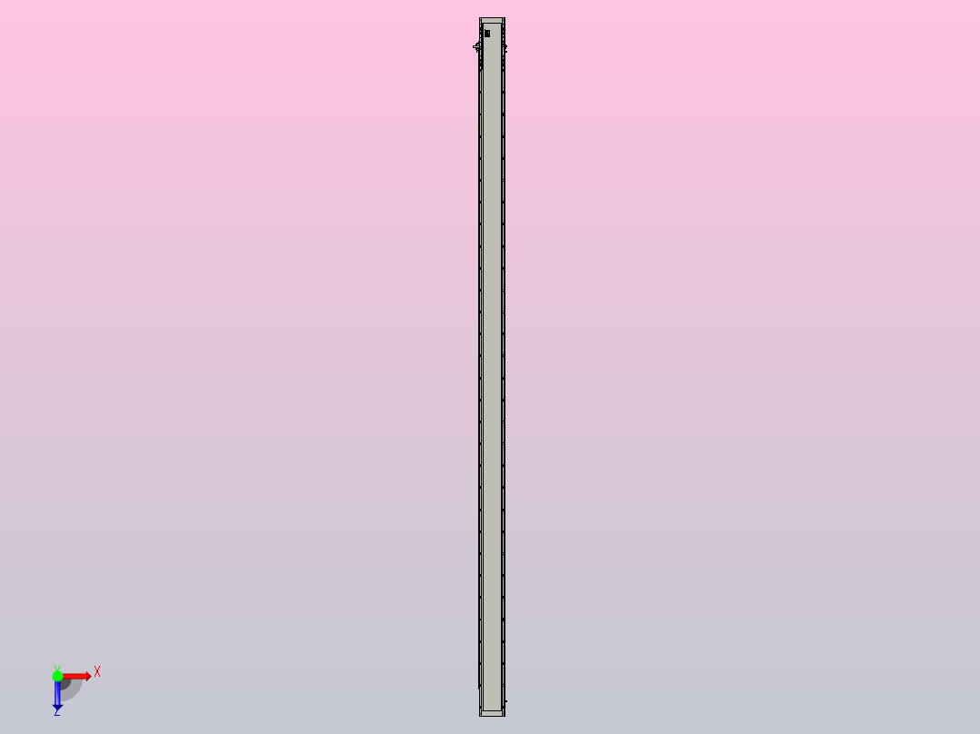 直驱直线电机轴TPA-LNP3-140-55C4-1-L3480-3-C-10-N3俯视图