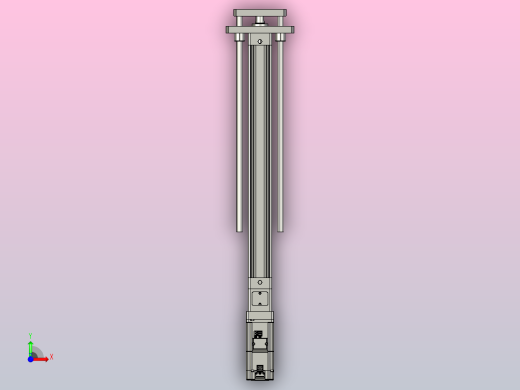 轻载电动缸TPA-ESR40-1210C-L400-M-QDX-W-P40-C3前视缩略图