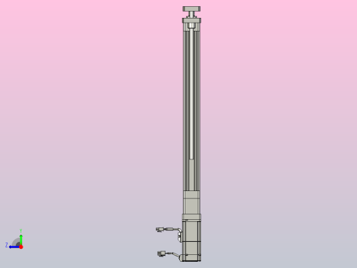 轻载电动缸TPA-ESR40-1210C-L400-M-QDX-W-P40-C3右视缩略图