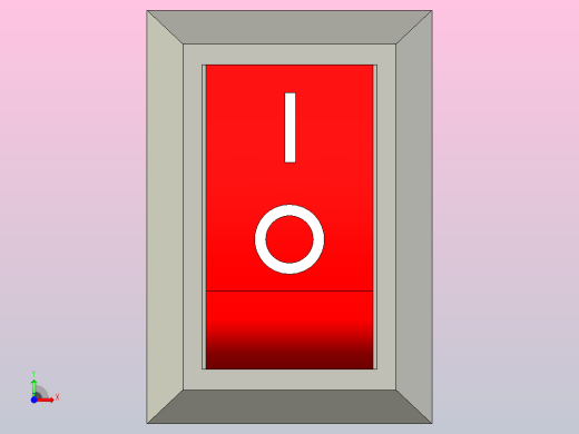 小外壳安装塑料翘板开关前视缩略图