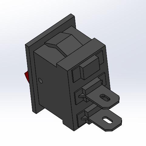 小外壳安装塑料翘板开关缩略图
