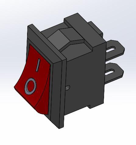 小外壳安装塑料翘板开关缩略图