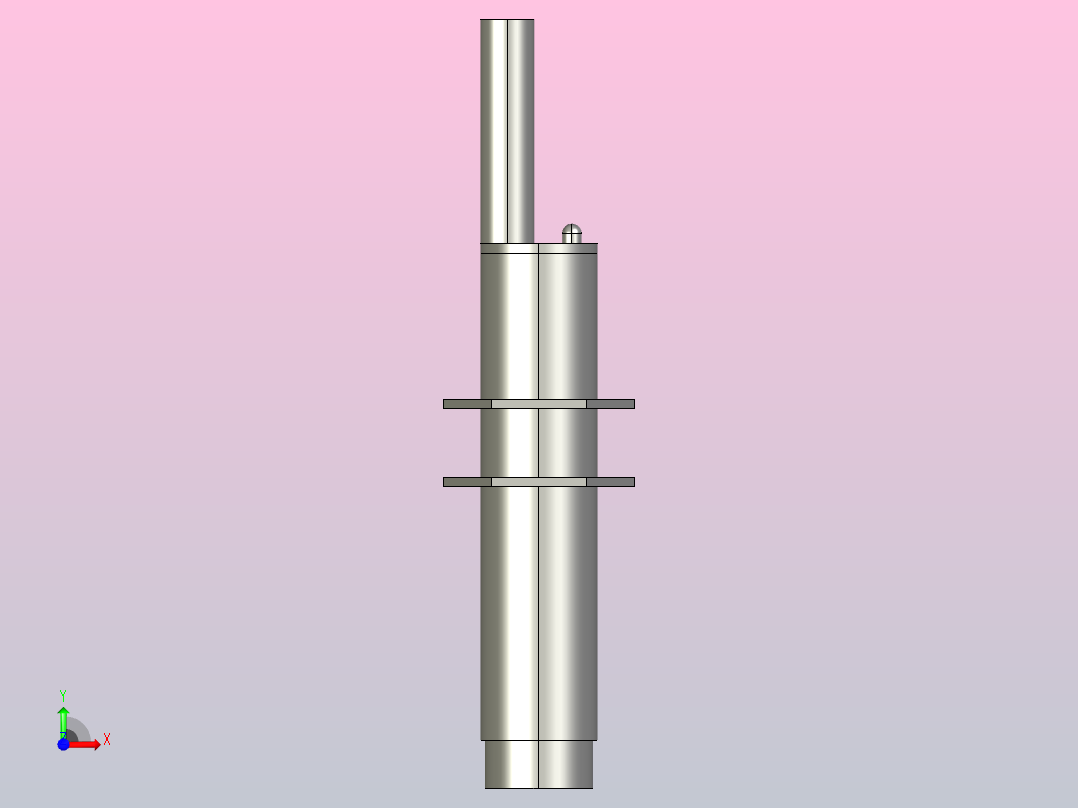 12毫米电感-电容接近传感器的简化设计前视图