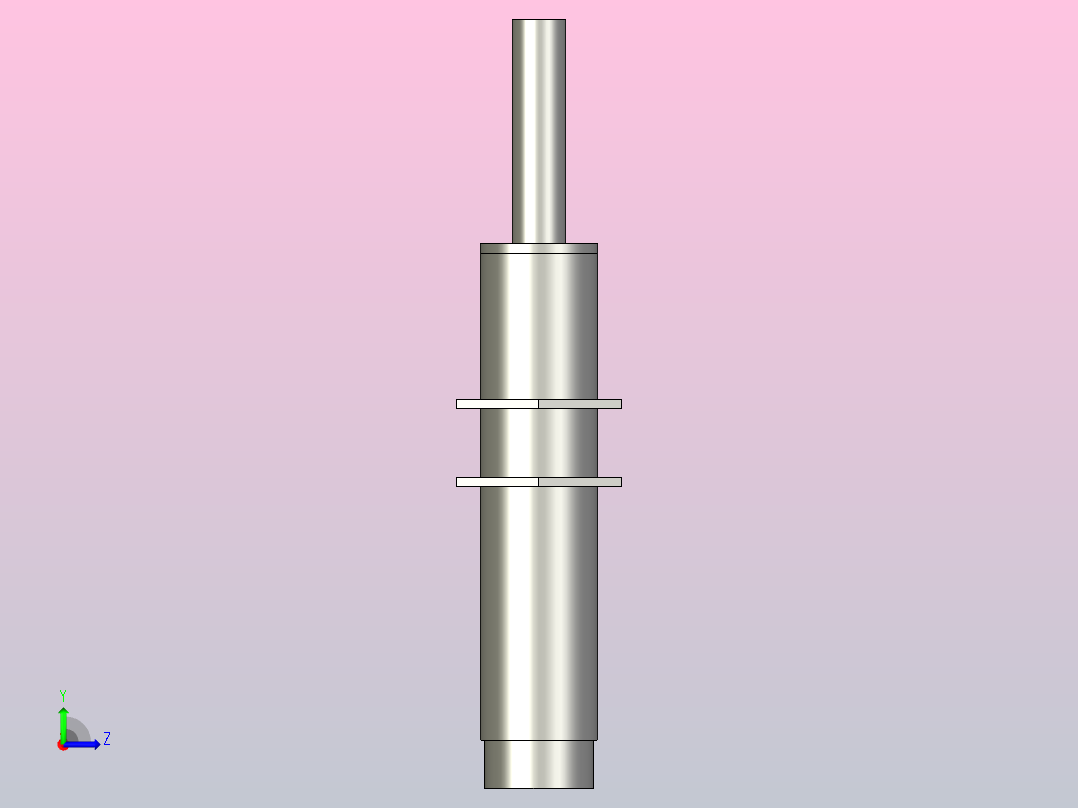 12毫米电感-电容接近传感器的简化设计左视图