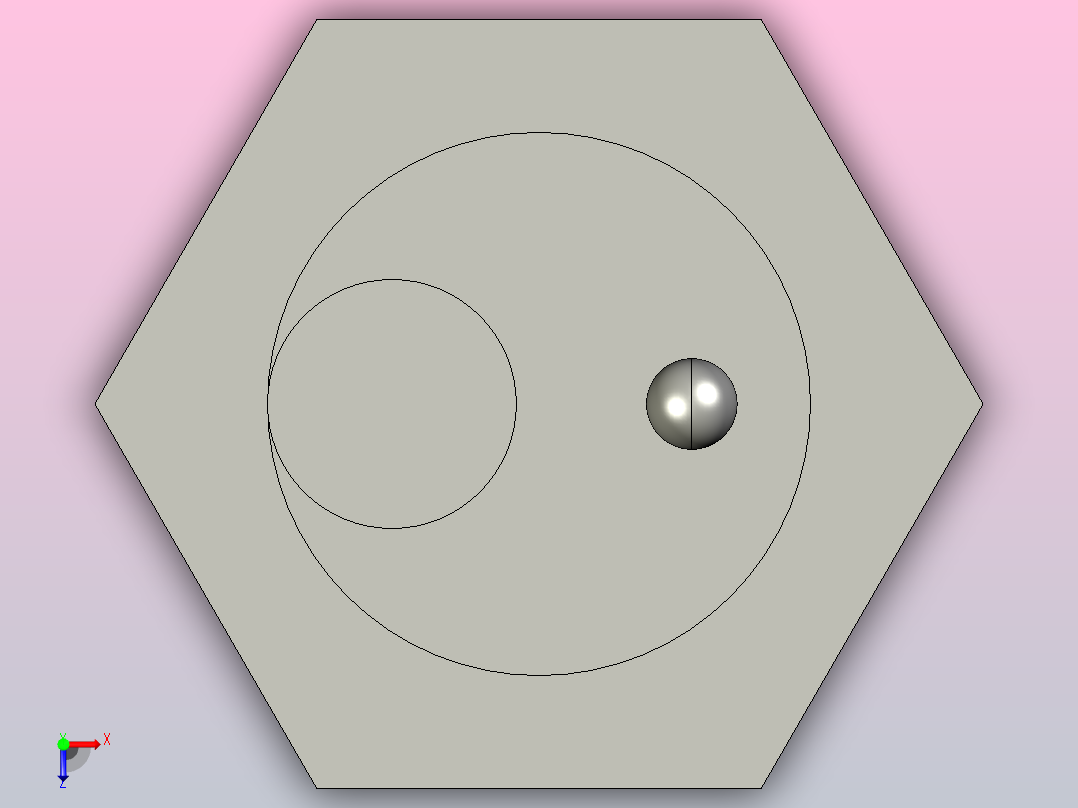 12毫米电感-电容接近传感器的简化设计俯视图