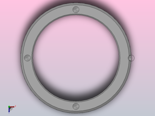 A型轴承压盖_M105×2俯视缩略图