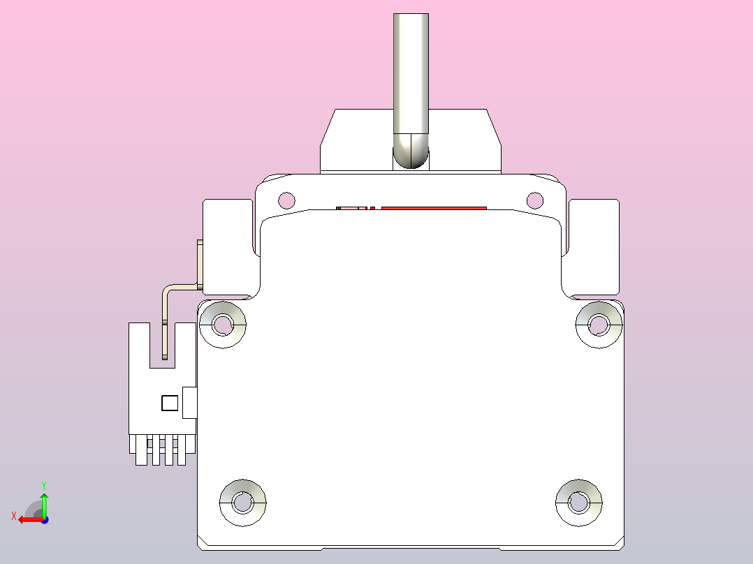 日规模组半封闭丝杆TPA-HNR-85S-1610C-L150-M-Y-P20-N3后视图