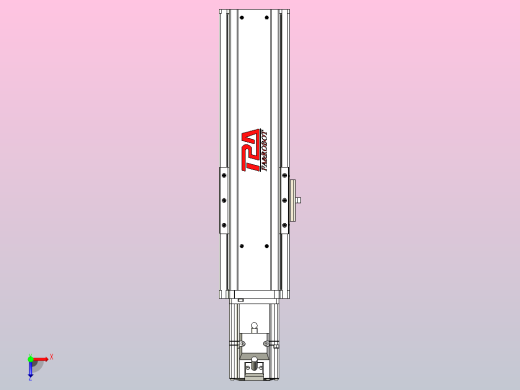 日规模组半封闭丝杆TPA-HNR-85S-1610C-L150-M-Y-P20-N3俯视缩略图