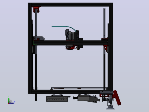 coreXY (300x300x300mm) 3D 打印机左视缩略图