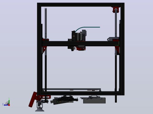 coreXY (300x300x300mm) 3D 打印机右视缩略图