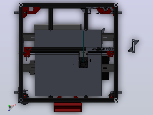 coreXY (300x300x300mm) 3D 打印机俯视缩略图