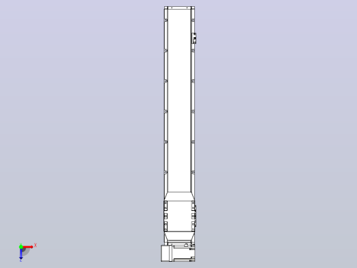 机器人皮带驱动直线轴TPA-GCB-150-P80-L850-LU-M75-N3俯视缩略图