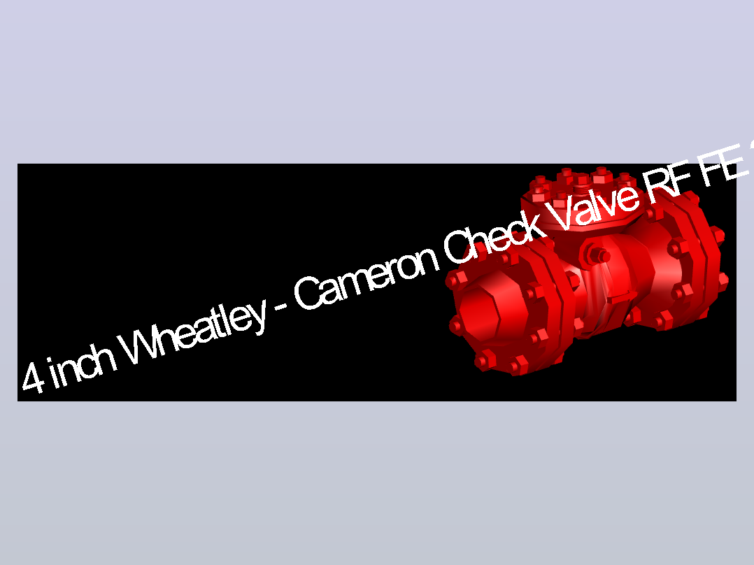 4英寸Wheatley Cameron单向阀ref fe 300 ansi 1快照1