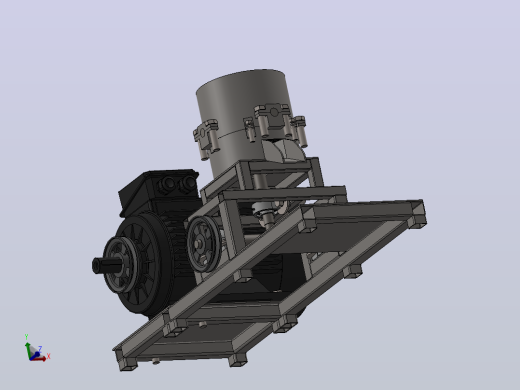 颗粒压缩机模型主视缩略图
