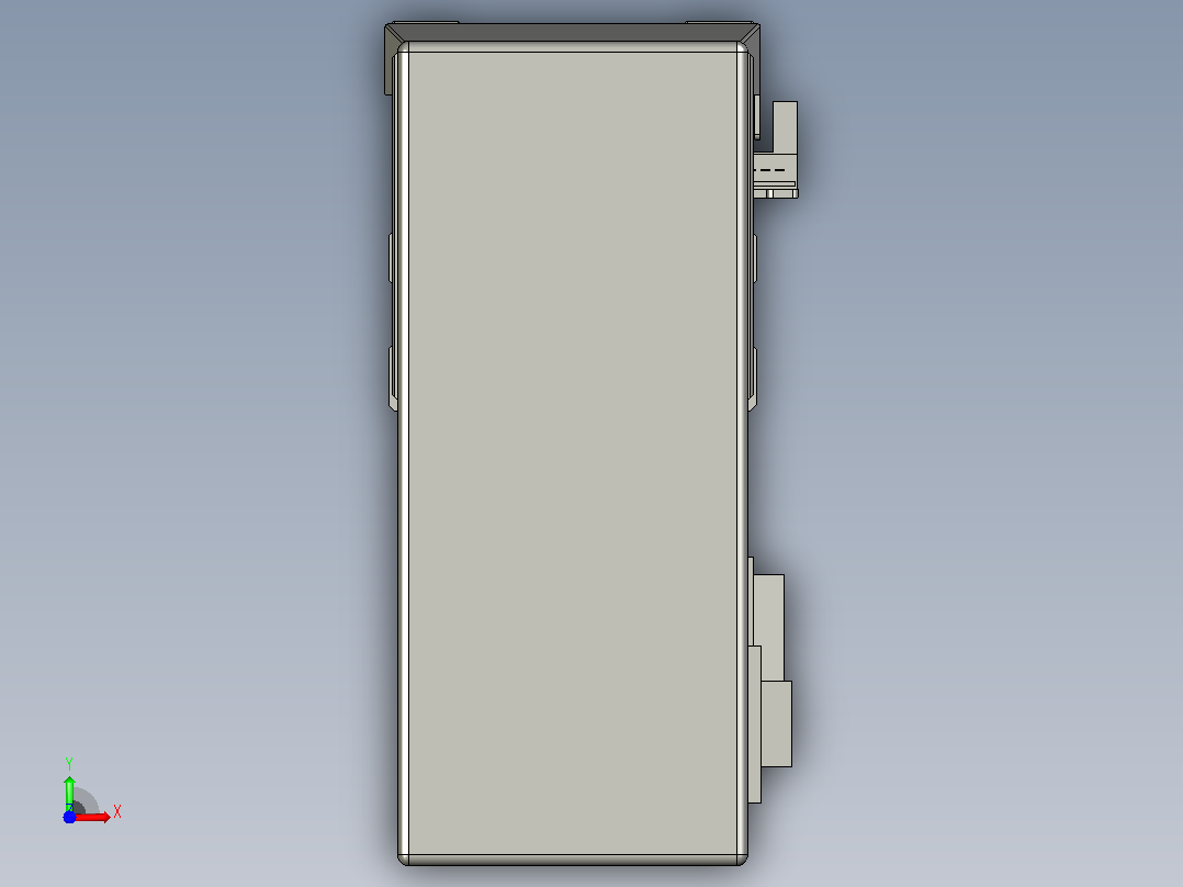 滚珠丝杠直线轴内置导轨TPA-GCR-65-1610C-L350-MP-M40-N3前视图