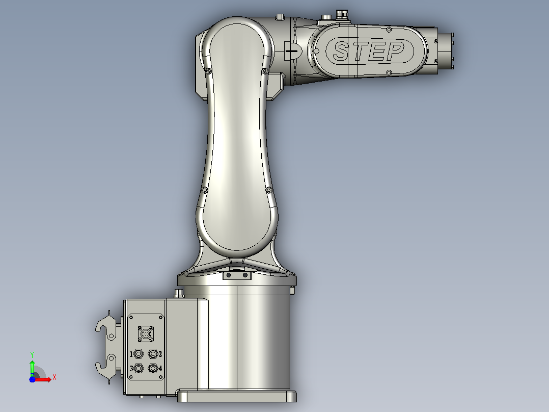 SD3-500E 六轴机器人前视图
