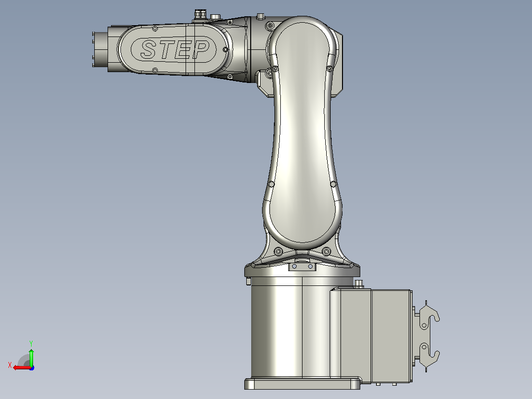 SD3-500E 六轴机器人后视图