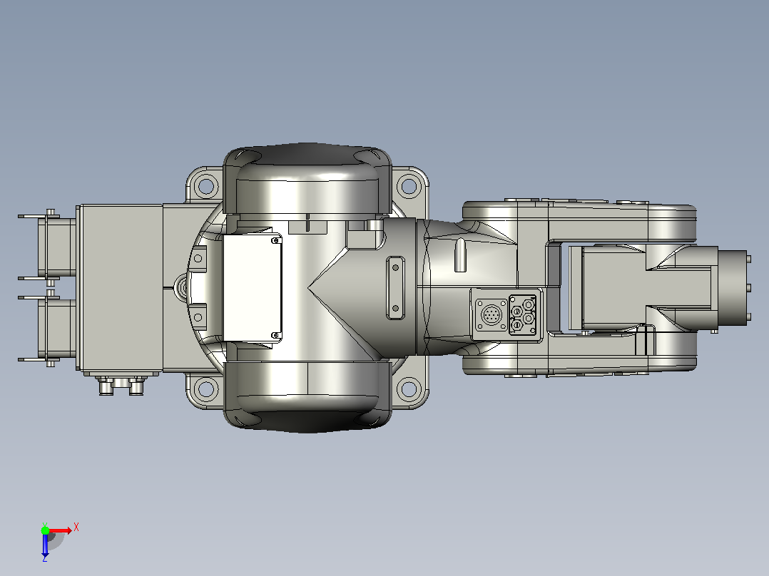 SD3-500E 六轴机器人俯视图