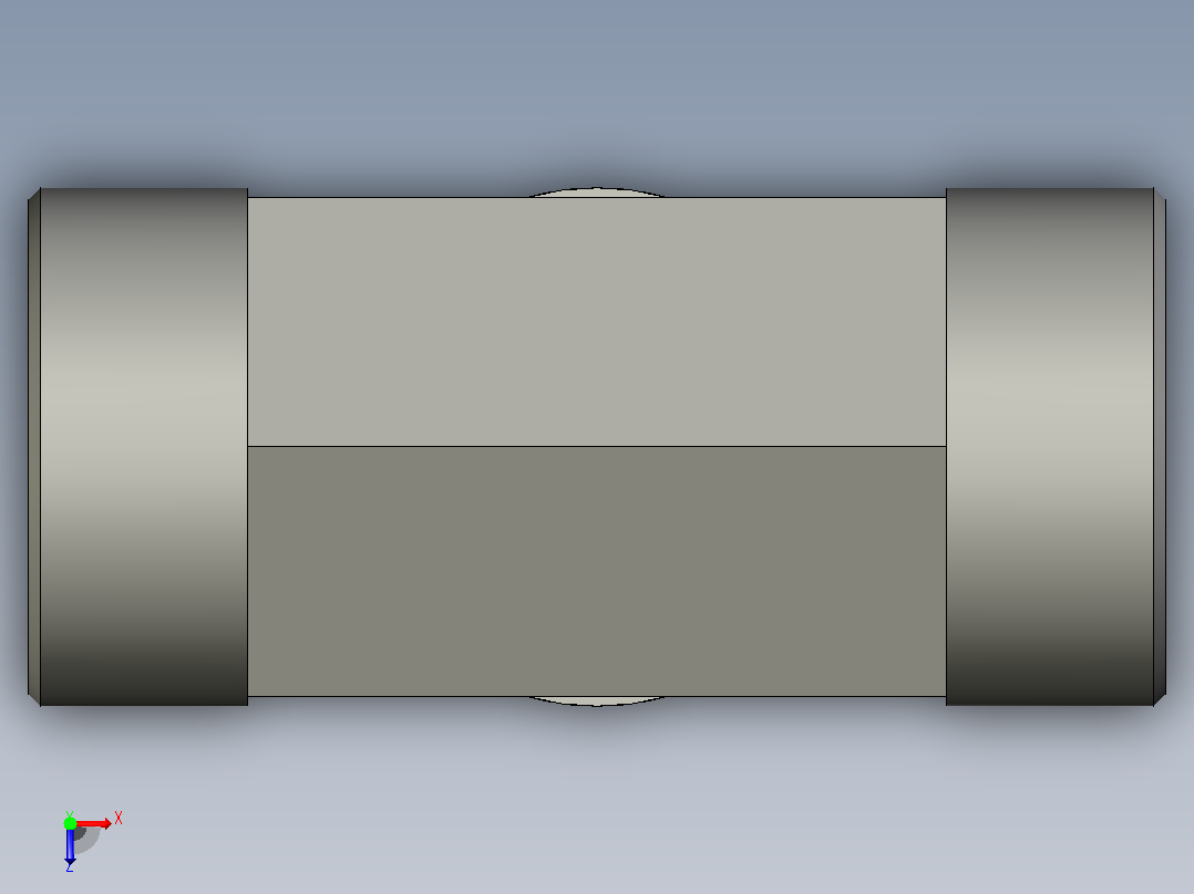 EO接头三通T38SCFX.stp俯视图