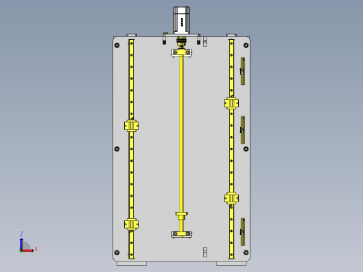 输送机升降回转机构前视缩略图