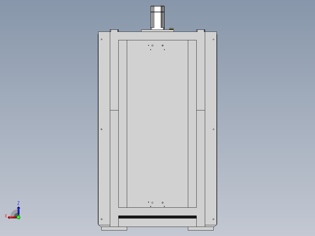 输送机升降回转机构后视图