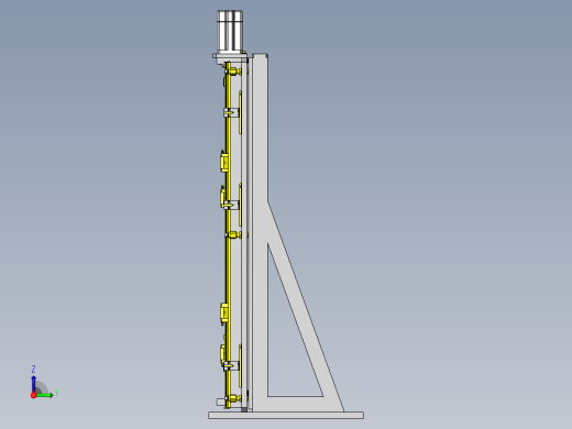 输送机升降回转机构右视缩略图