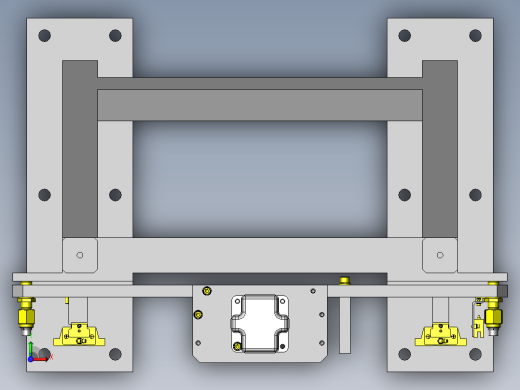 输送机升降回转机构俯视缩略图