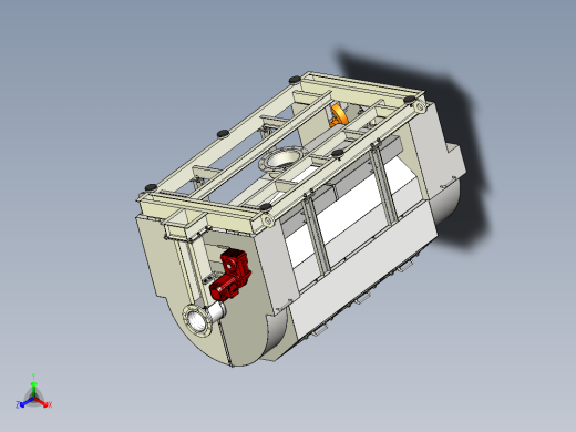 转鼓式过滤器设备正等轴测缩略图