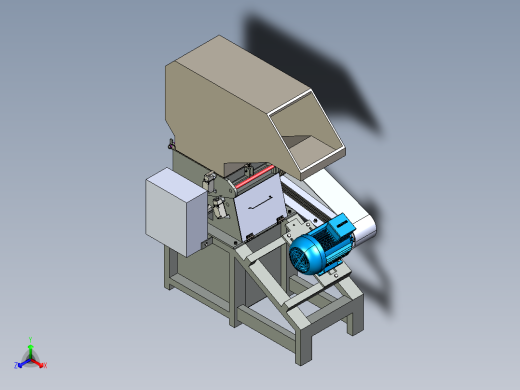 塑料破碎机（塑料粉碎机）3D模型