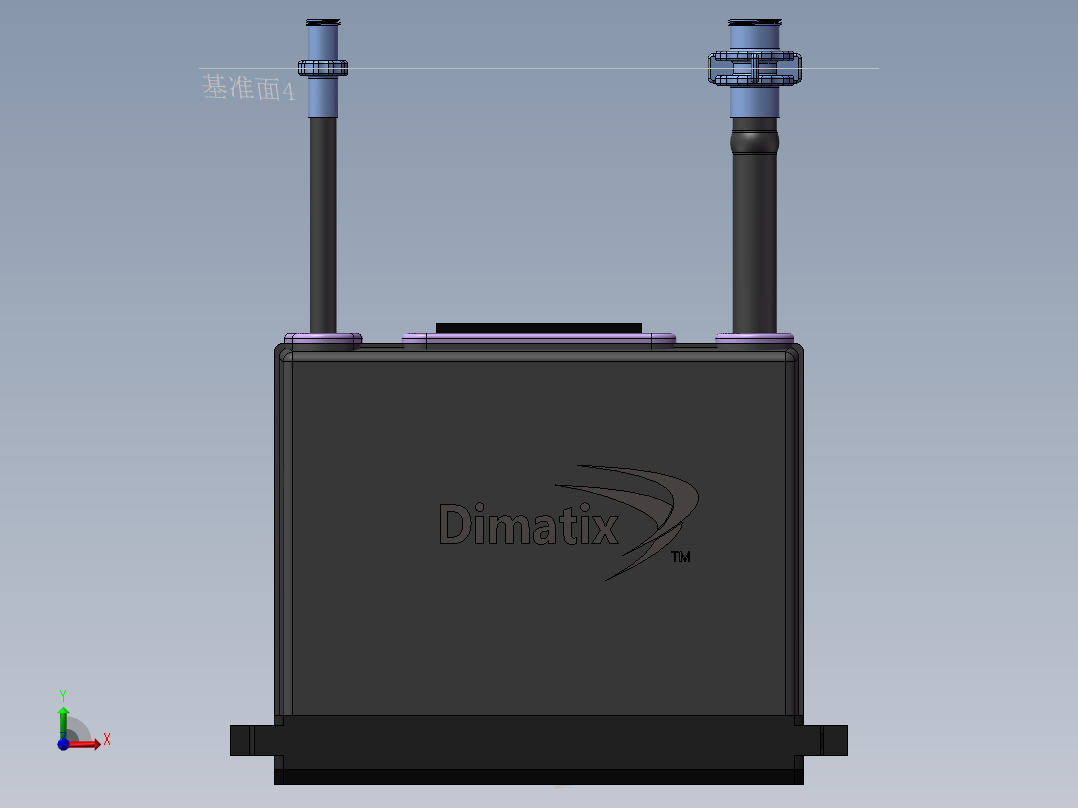 SG1024喷头模型前视图