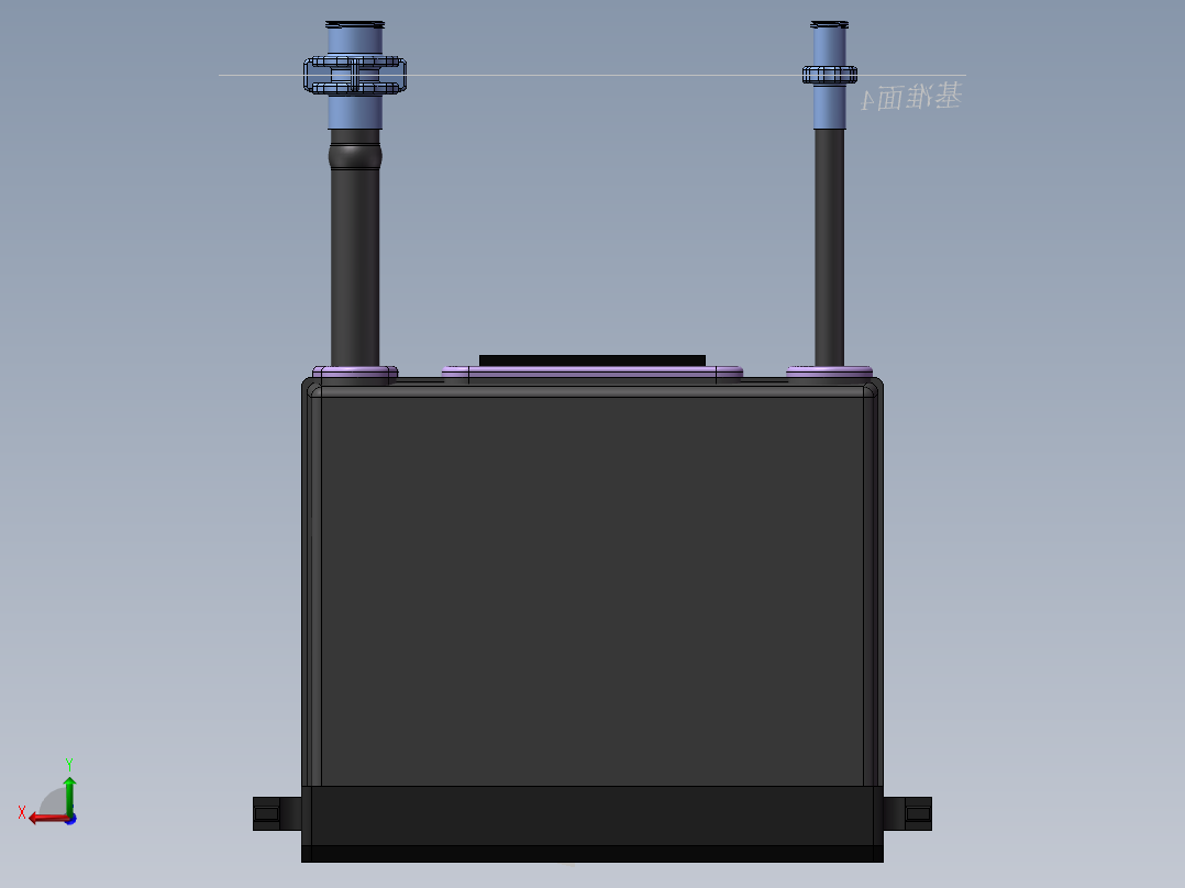 SG1024喷头模型后视图
