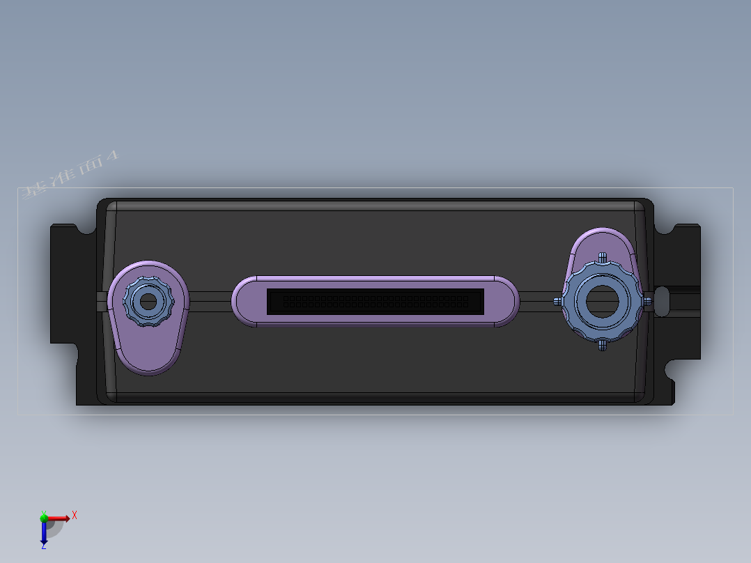 SG1024喷头模型俯视图