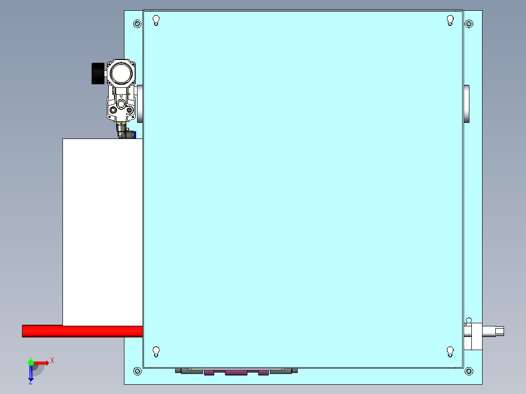 圆柱体的表面 砂光机俯视图
