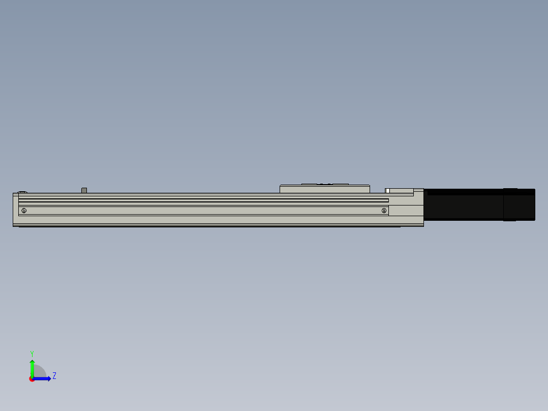 Toyo东佑达直线模组-ETH6-300-BC+煞車-M5左视图