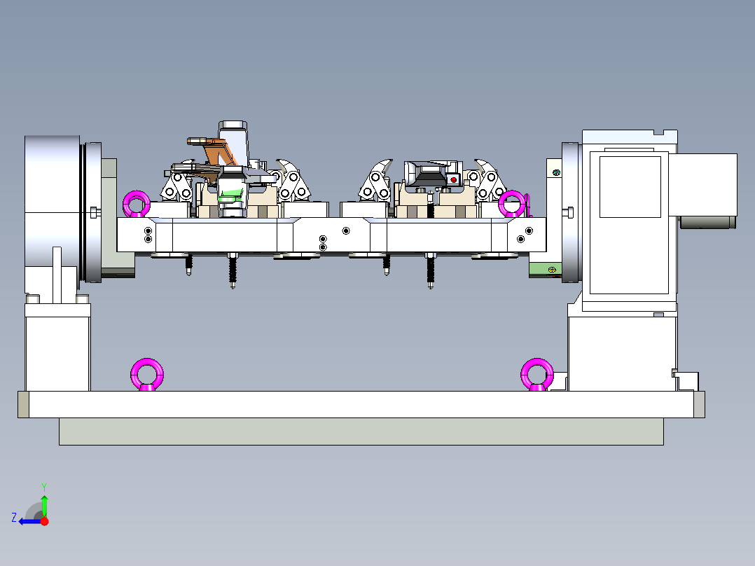 液压夹具右视图