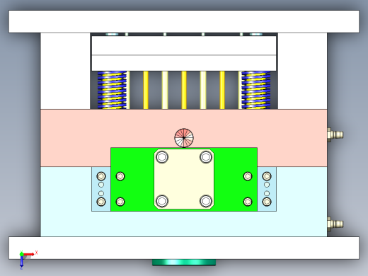 Q354-浴室喷头注塑模具设计【含三维】俯视缩略图