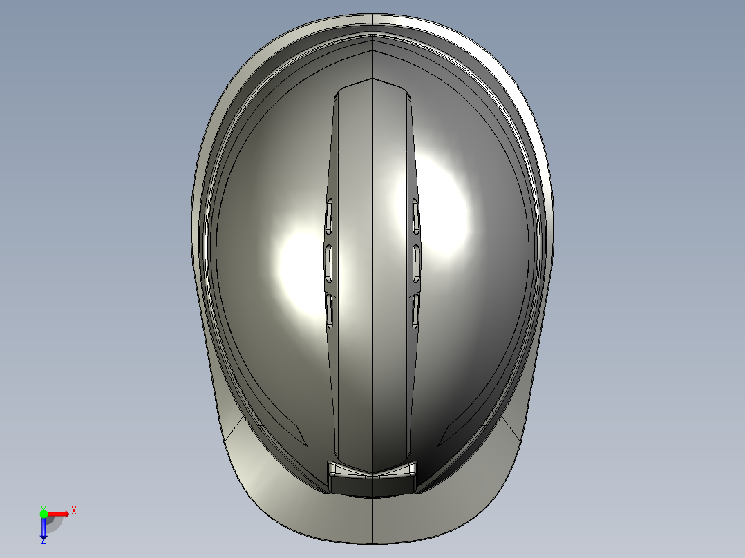 安全帽 安全头盔俯视图