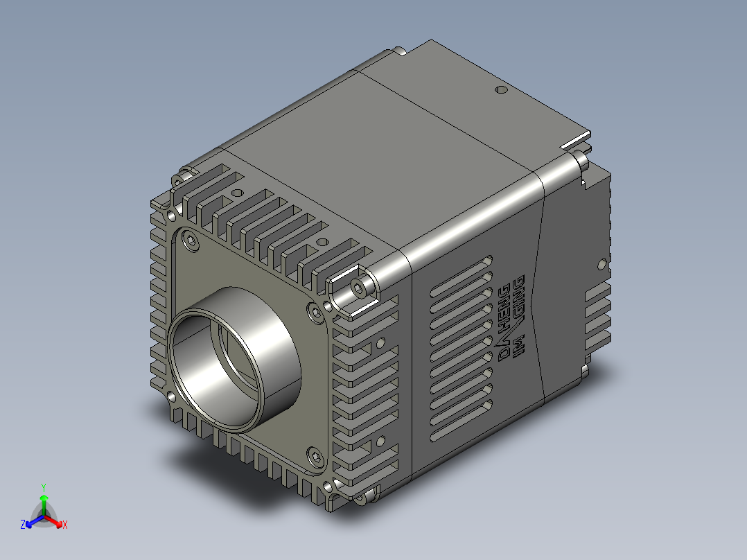 大恒相机镜头Daheng_MARS-G-P_3D_Drawing多系列图纸