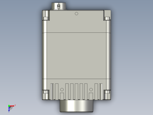 大恒相机镜头Daheng_MARS-G-P_3D_Drawing多系列图纸俯视缩略图