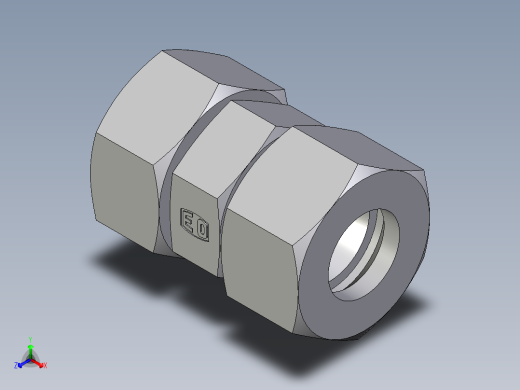 卡套式工业通用硬管接头EO_Distance_piece_adapter_DA25SCF