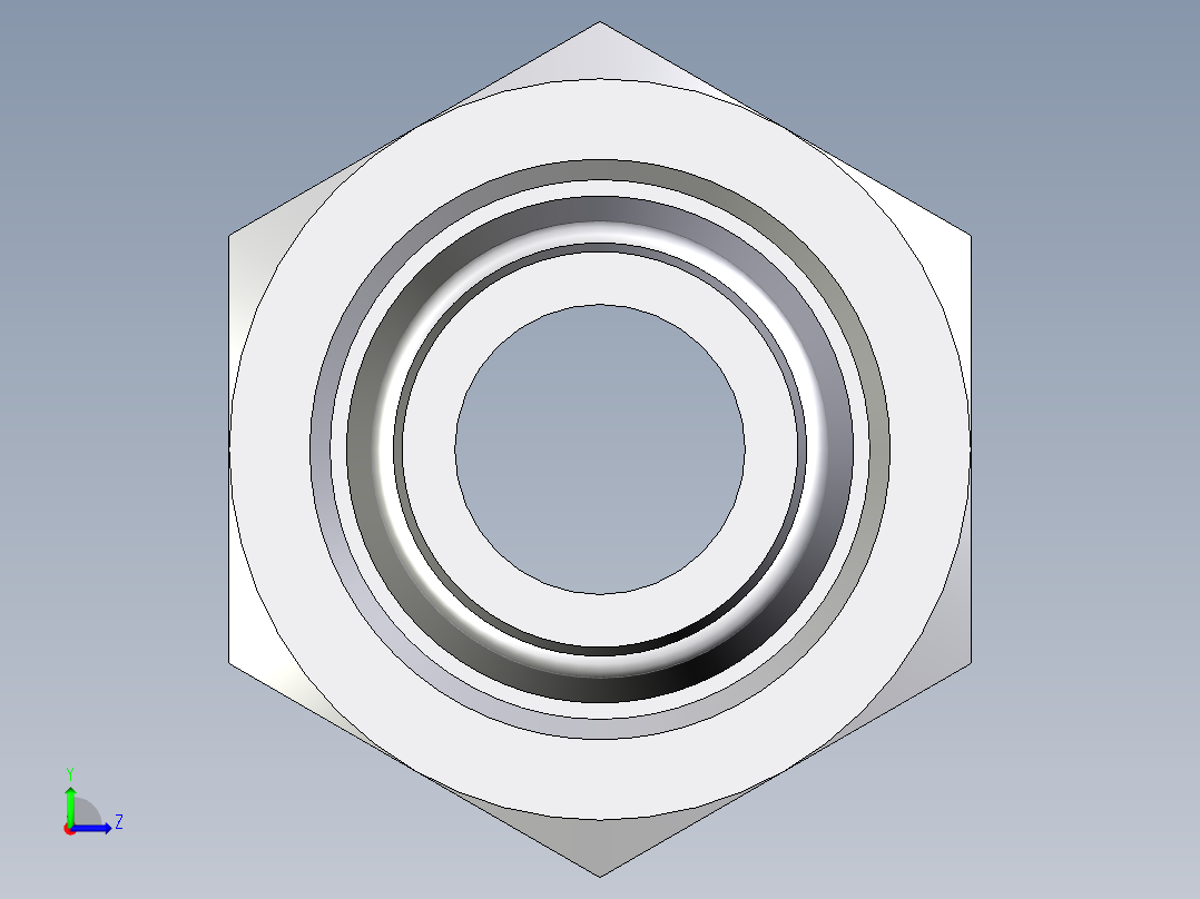卡套式工业通用硬管接头EO_Distance_piece_adapter_DA25SCF左视图