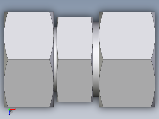 卡套式工业通用硬管接头EO_Distance_piece_adapter_DA25SCF俯视缩略图