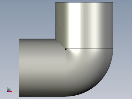 船舶管路系统SeaCor_90Elbow_SxS_37J106007_0.75in前视缩略图