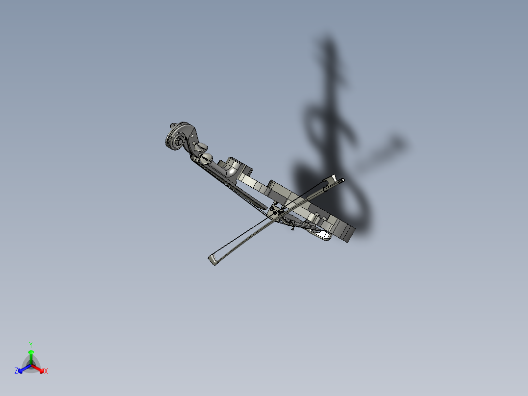 电小提琴2正等轴测图