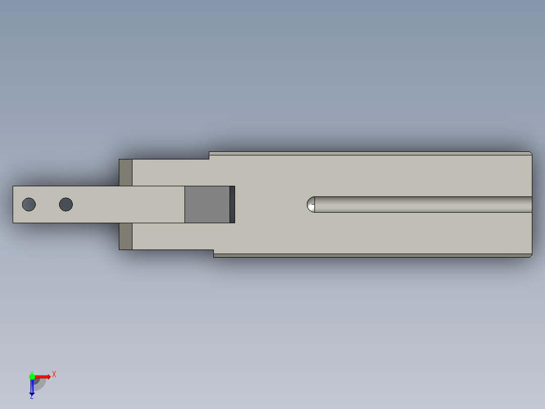 普通气爪PH05-16俯视图