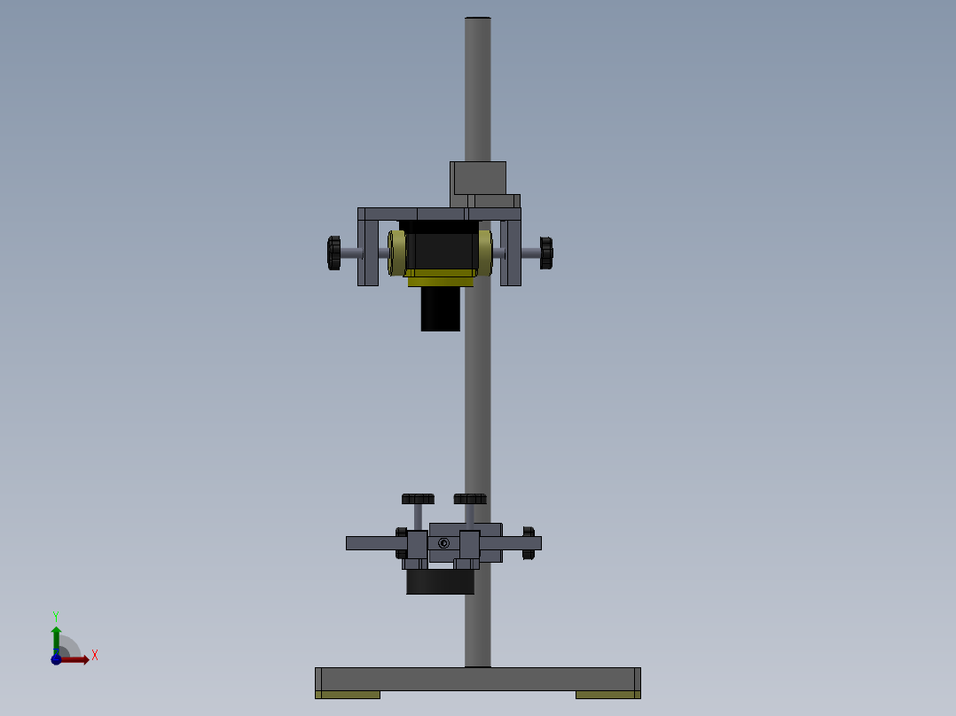机器视觉实验支架前视图